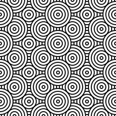 Seamless pattern background with black and white geometric stripe line