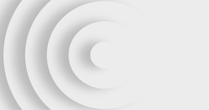 white gradient ripple circle wave pattern background animation