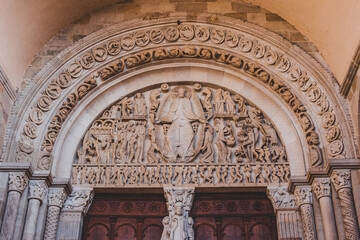 Detail of the church gate