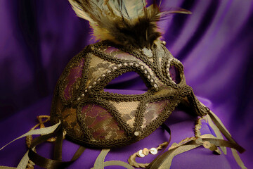 Mardi Gras Masks used for Masquerade Balls and Festivals