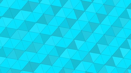 Illustration of a light blue background with a triangular mosaic