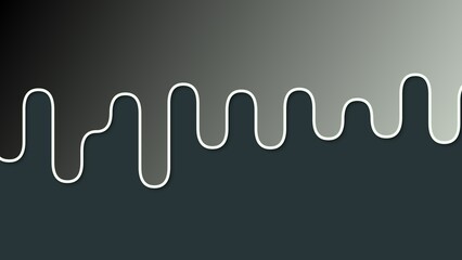 Illustration of a metallic background with wavy shapes