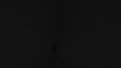 Illustration of a dark background with a pattern of curved lines in circles
