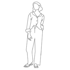 Woman's Character wear outfit trend fashion