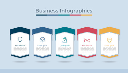 Timeline Infographics Business Data Visualization Process Chart. Abstract Diagram Graph with Steps, Options