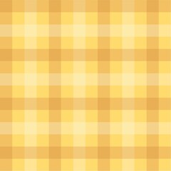 cute pastel yellow with brown gingham seamless pattern  vector illustration suitable for fabric, home decor, wallpaper
