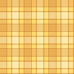 cute checkered pastel yellow with brown gingham seamless pattern  vector illustration suitable for fabric, home decor, wallpaper
