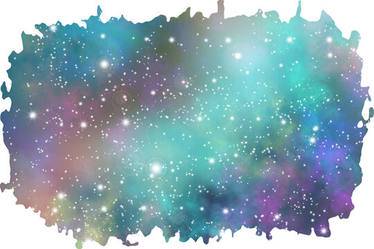 Sublimation brush illustration Galaxy Space background