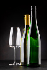 White wine bottles