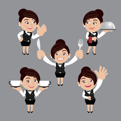 Elegant People-Professional. Waiter