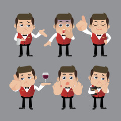 People Set - Profession - Waiter