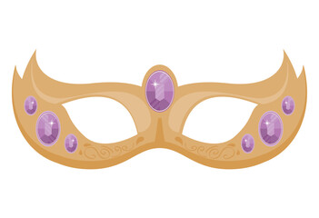 mardi gras yellow mask © Jemastock