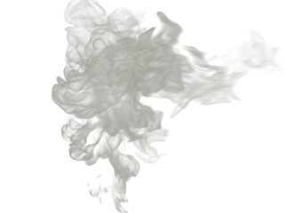 smoke isolated on white