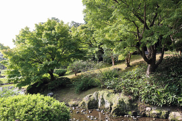 晩夏の栗林公園