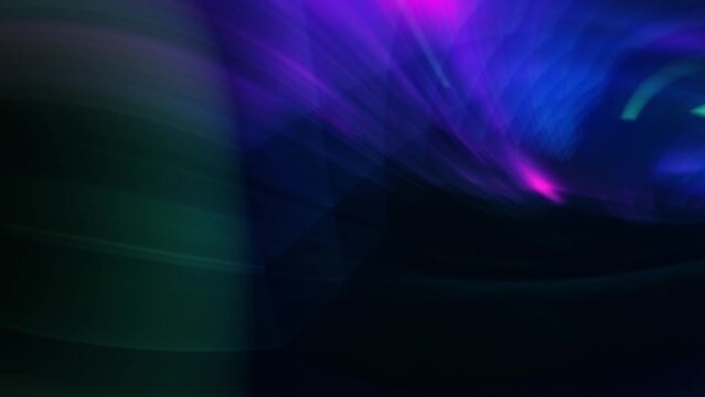 a blurry image of a blue and purple strands swirling on background