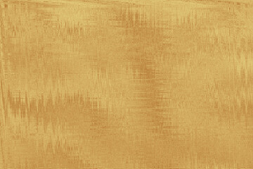 Fototapeta premium Illustrated scratch rough metal surface for graphic design surface on golden background. 