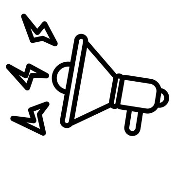 Megaphone Icon Outline