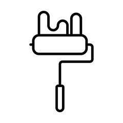 Paint Brush Icon Logo Design Vector Template Illustration Sign And Symbol Pixels Perfect