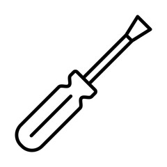 Screwdriver Icon Logo Design Vector Template Illustration Sign And Symbol Pixels Perfect