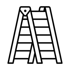 Ladder Icon Logo Design Vector Template Illustration Sign And Symbol Pixels Perfect