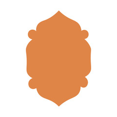 Beautiful Arabic decoration on white background