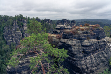Saxon Switzerland (Elbe Sandstone Mountains). Germany.
