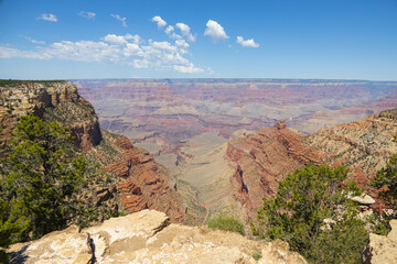 View into the Grand Canyon National Park from South Rim, Arizona