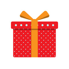 Red Flat Christmas Gift