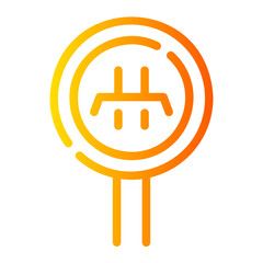 motorway gradient icon