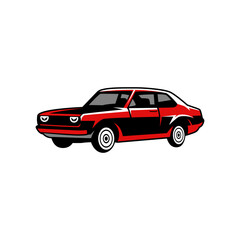 Obraz na płótnie Canvas sports car vector logo design