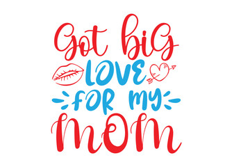 Happy valentines day lettering