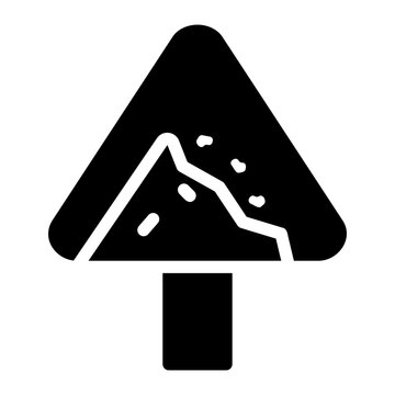 Falling Glyph Icon