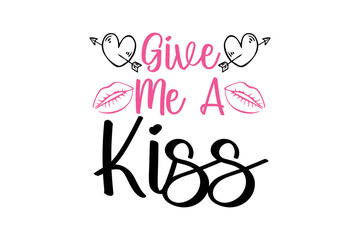 Happy valentines day lettering