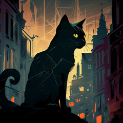black cat cat noir