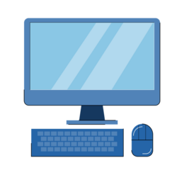 pc computer and monitor