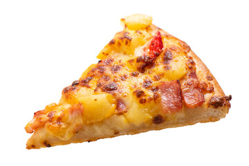 Slice of fresh pizza