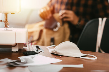 Homemade cloth face mask