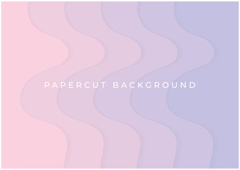 abstract pink purple papercut background template