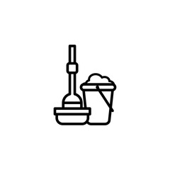 mop icon vector design templates