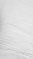 Organic Fabric cotton backdrop White linen canvas crumpled natural cotton fabric Natural handmade linen top view background  organic Eco textiles White Fabric linen texture