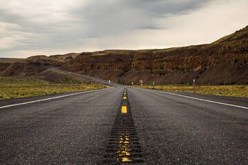 Highway stretching into the distance