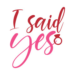 I Said Yes