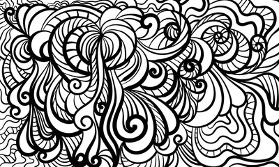 Fototapeta premium abstract etnic floral vector illustration