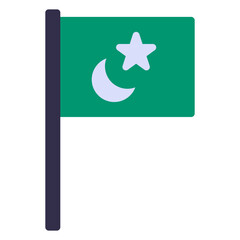 islamic flag illustration