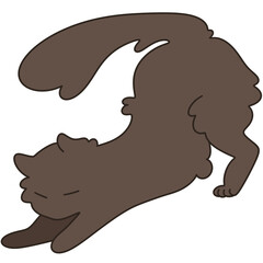 cat, cute, kitty, kawaii, illustration, doodle, flat design, minimal, design, decor, cat head, cat poses, international cat day, paw, joy, happy,