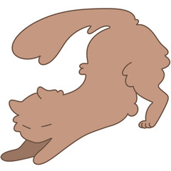 cat, cute, kitty, kawaii, illustration, doodle, flat design, minimal, design, decor, cat head, cat poses, international cat day, paw, joy, happy,