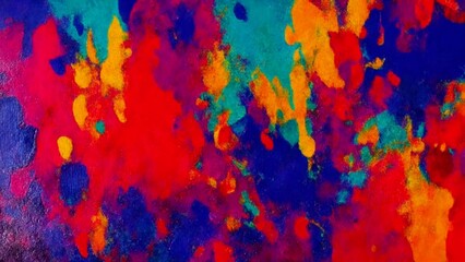 Oil splashes with small dots, oil painted canvas colorful background pattern. Modern, abstract texture, Oil Paint BG_Collection, Generative AI