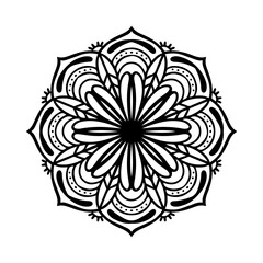 Abstract decorative geometric design element