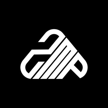 ZMP letter logo creative design with vector graphic, ZMP simple and modern logo.