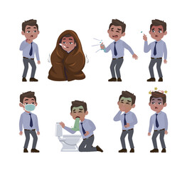 People with pain and diseases